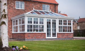 White uPVC orangery