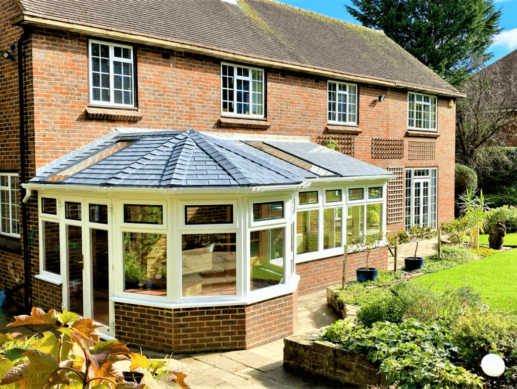 A stone black supalite tiled roof